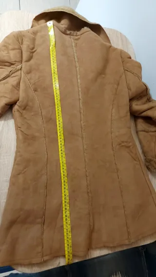 Cappotto beige marrone con pelliccia