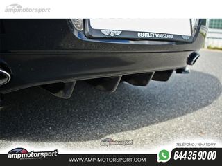 DIFUSOR TRASERO BENTLEY CONTINENTAL GT 2009-2012 NEGRO BRILLO