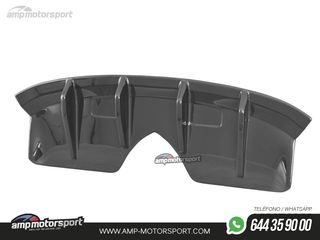 DIFUSOR TRASERO BENTLEY CONTINENTAL GT 2009-2012 NEGRO BRILLO