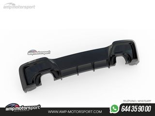 DIFUSOR TRASERO BMW 1 F20/F21 2011-2015 NEGRO MATE