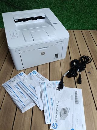 HP LaserJet M203dn - Impresora láser (PCL 5c, PCL 6, PDF 1.5, PWG, 1200 x 1200 DPI, A4) color blanco