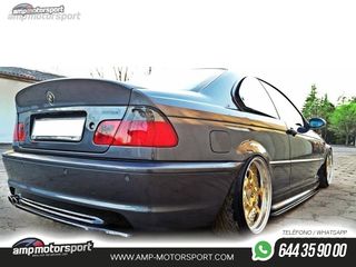 AÑADIDO DE DIFUSOR BMW 3 E46 COUPE FACELIFT MODEL 2001-2005 NEGRO MATE