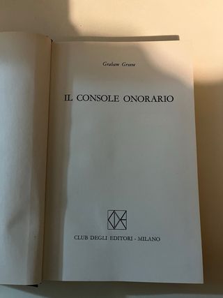 Libro Il console onorario