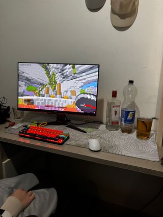 PC Gamer Negro con Luces LED