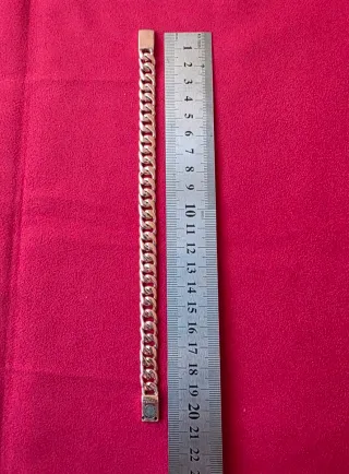 Pulsera Cubana Cobre Puro Artesanal