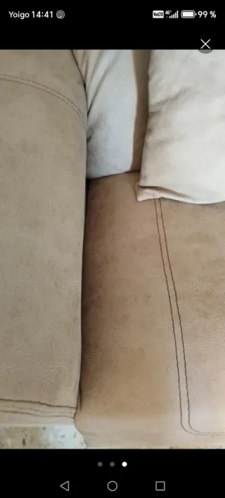 Conjunto Sofás confort 3+2 Plazas Tela Beige