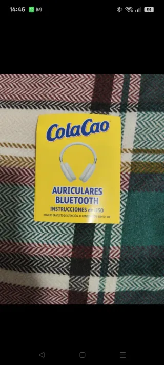 Cascos Inalambricos ColaCao