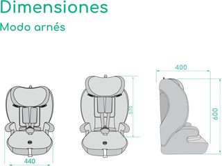 Bebeconfort Ever i-Safe, Alzador Coche Niño, De 15