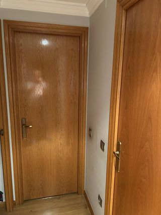 Puerta de interior de madera