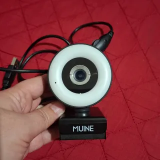 Webcam Full HD MUINE con Luce Integrata