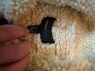 Chaqueta Mango forrada efecto ante