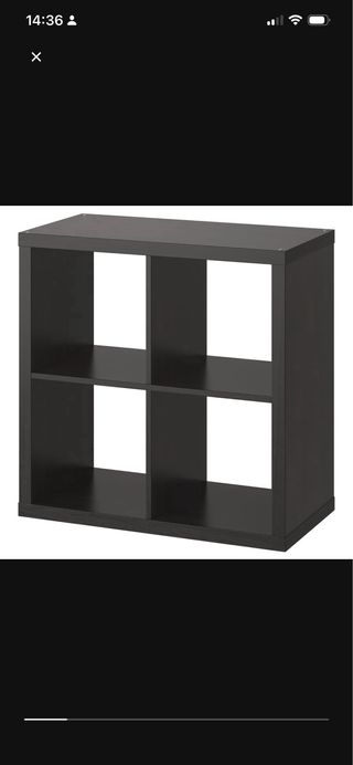Estantería Cubo IKEA Negra