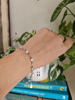 Conjunto Collar y Pulsera con Elementos Swarovski