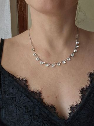 Conjunto Collar y Pulsera con Elementos Swarovski