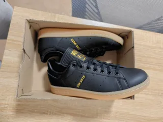 Adidas Stan Smith Nere/Marrone Tg 38 Nuove