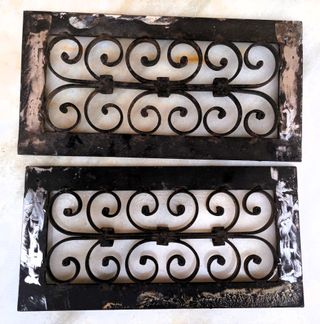 1 Rejilla  de hierro forjado