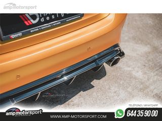 DIFUSOR TRASERO FORD FOCUS ST / ST-LINE MK4 2018-- NEGRO BRILLO