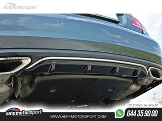 DIFUSOR TRASERO MERCEDES C W207 2012-2017 NEGRO BRILLO