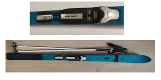 Esquís Backcountry Fischer BCX con Bastones