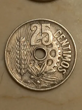 2 Monedas República Española 1934