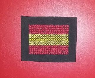 Imanes bordados enfermera y bandera España