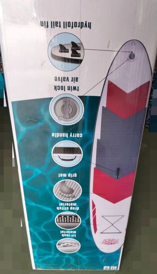 Bestway 65083 Tabla Paddle Surf Hinchable Hydro-Force Long Tail Sup Lite 335x76x15 cm