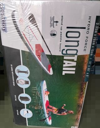 Bestway 65083 Tabla Paddle Surf Hinchable Hydro-Force Long Tail Sup Lite 335x76x15 cm