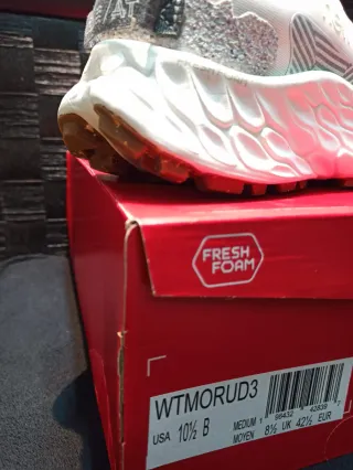 New Balance Fresh Foam X More Gris/Blanco