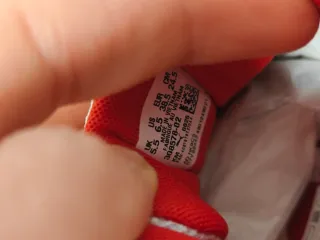 Sneakers Puma bianche rosse taglia 38.5 nuove