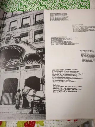 Vinilo Maurice Albas René Rigat Montmartre qui cha