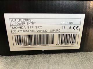 Zapatos de seguridad U-Power Talla 38 Unisex