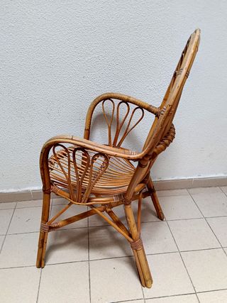 Silla Mimbre Terraza y Jardín