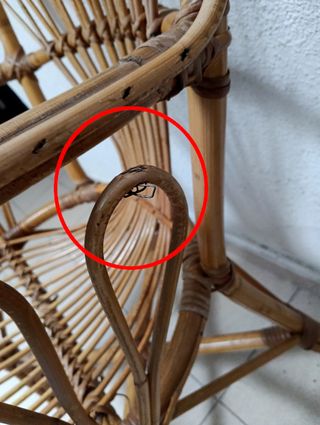 Silla Mimbre Terraza y Jardín