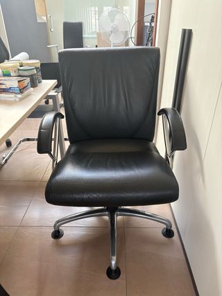 Sillón de oficina negro
