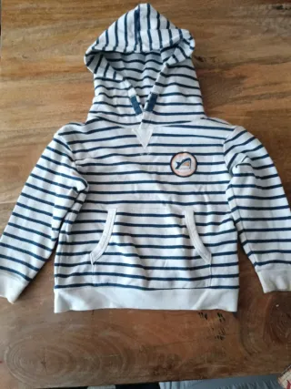 Sudadera infantil rayas