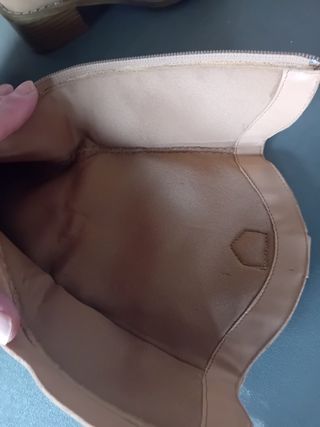 Botas de vaquero beige tralla de Zapatos 33