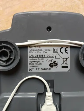 Baño de burbujas para pies Medisana