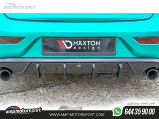 DIFUSOR TRASERO VOLVO V40 R-DESIGN 2012-2019 NEGRO MATE