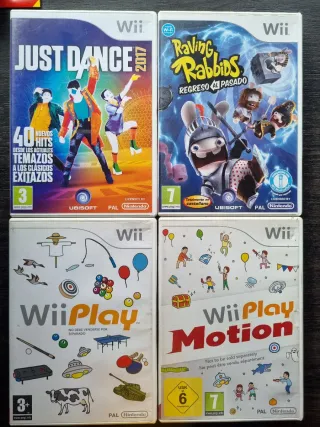 Pack 4 juegos wii