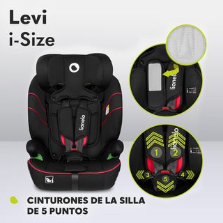 LIONELO LEVI I-SIZE Silla infantil de coche 76-150