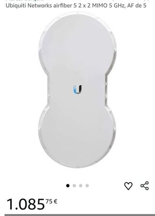 Ubiquiti Networks airfiber 5 2 x 2 MIMO 5 GHz, AF de 5