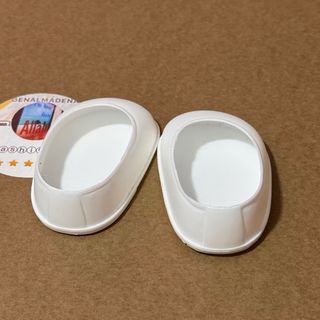 Zapatos lisos blanco de Nancy años 90