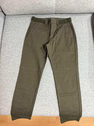 Pantalón Chino Verde Oliva Mango
