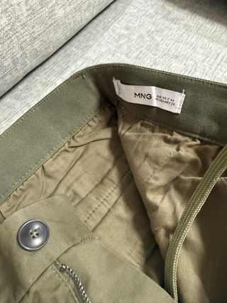 Pantalón Chino Verde Oliva Mango