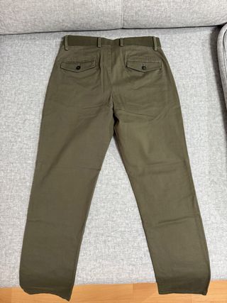 Pantalón Chino Verde Oliva Mango