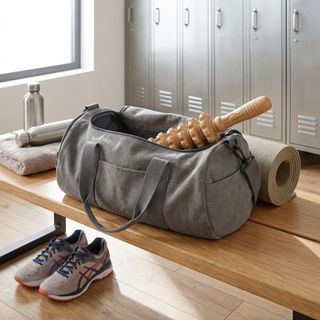 Rodillo de masaje muscular de madera