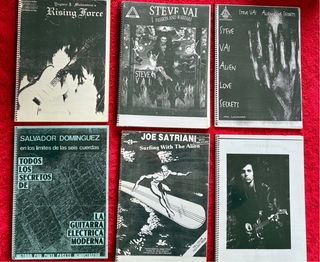 6 Libros de Guitarra: Vai, Malmsteen, Satriani