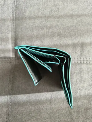 Portafoglio Piquadro Pelle Nero/Blu