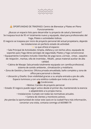 Traspaso centro de bienestar