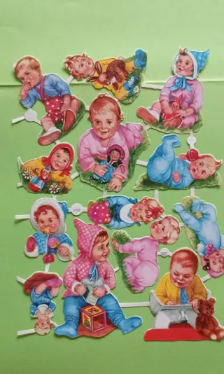 Lámina Cromos Troquelados EAS 3122 Bebés